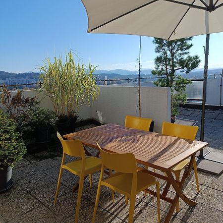 Bright Penthaus Apartement, With A Wonderful View 卢布尔雅那 外观 照片